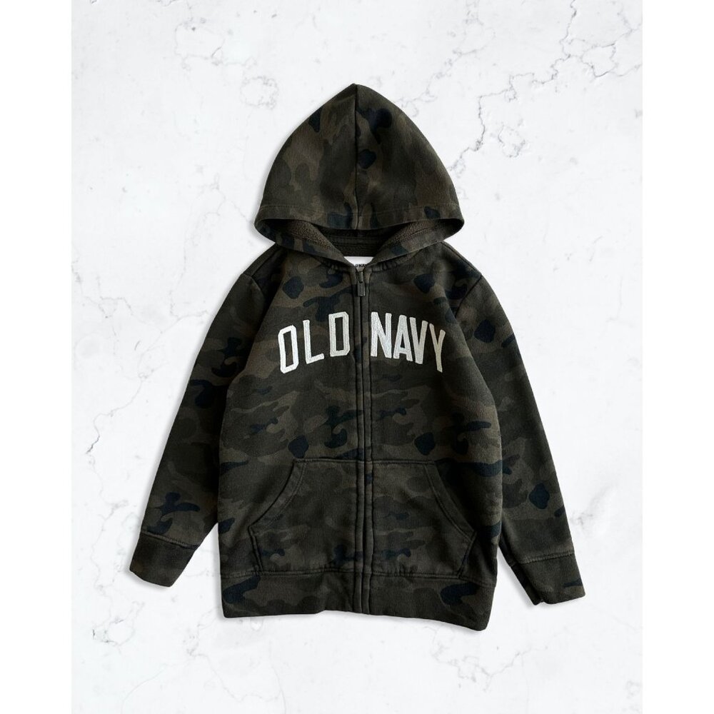 Old Navy camo zip up hoodie - Kids 5T